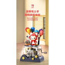 JAKI JK6506 6506 non  HỘP NHẠC KHINH KHÍ CẦU LÃNG MẠN AHRI bộ đồ chơi xếp lắp ráp ghép mô hình Movie & Game Phim Và Trò Chơi