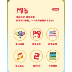 JAKI JK6506 6506 non  HỘP NHẠC KHINH KHÍ CẦU LÃNG MẠN AHRI bộ đồ chơi xếp lắp ráp ghép mô hình Movie & Game Phim Và Trò Chơi