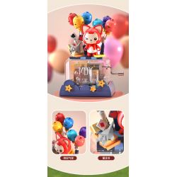 JAKI JK6506 6506 non  HỘP NHẠC KHINH KHÍ CẦU LÃNG MẠN AHRI bộ đồ chơi xếp lắp ráp ghép mô hình Movie & Game Phim Và Trò Chơi