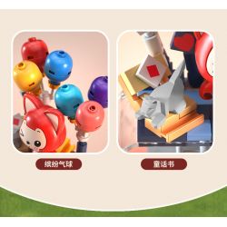 JAKI JK6506 6506 non  HỘP NHẠC KHINH KHÍ CẦU LÃNG MẠN AHRI bộ đồ chơi xếp lắp ráp ghép mô hình Movie & Game Phim Và Trò Chơi