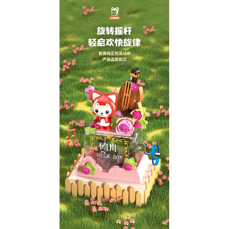 JAKI JK6506 6506 non  HỘP NHẠC KHINH KHÍ CẦU LÃNG MẠN AHRI bộ đồ chơi xếp lắp ráp ghép mô hình Movie & Game Phim Và Trò Chơi