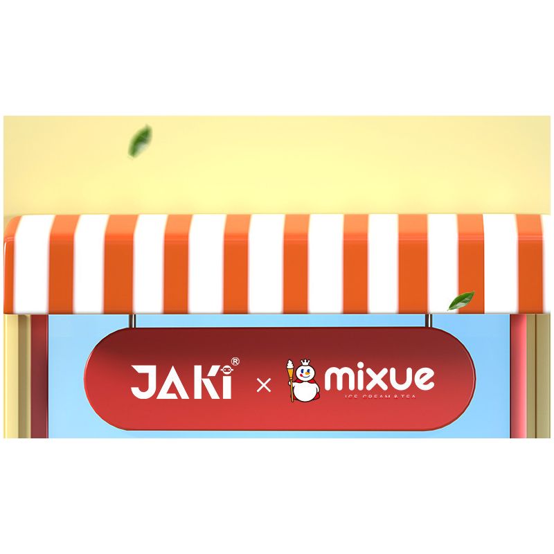 JAKI XWZB-23082 23082 XWZB23082 non  HỘP NHẠC TUYẾT CHANH bộ đồ chơi xếp lắp ráp ghép mô hình