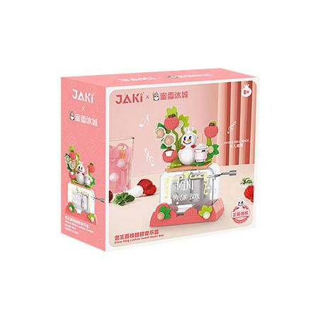 JAKI XWZB-23083 23083 XWZB23083 non  HỘP NHẠC NGỌT NGÀO VẢI THIỀU TUYẾT VUA bộ đồ chơi xếp lắp ráp ghép mô hình