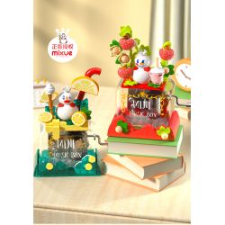 JAKI XWZB-23083 23083 XWZB23083 non  HỘP NHẠC NGỌT NGÀO VẢI THIỀU TUYẾT VUA bộ đồ chơi xếp lắp ráp ghép mô hình