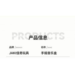 JAKI XWZB-23083 23083 XWZB23083 non  HỘP NHẠC NGỌT NGÀO VẢI THIỀU TUYẾT VUA bộ đồ chơi xếp lắp ráp ghép mô hình