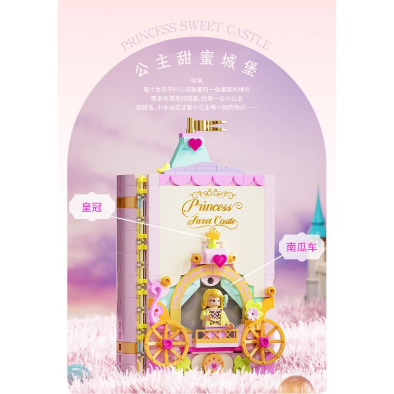 JAKI JK8250 8250 non  ALBUM TRUYỆN CỔ TÍCH LÂU ĐÀI PHÉP THUẬT CỦA PHÙ THỦY bộ đồ chơi xếp lắp ráp ghép mô hình WITCH MAGIC CASTLE