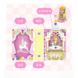 JAKI JK8250 8250 non  ALBUM TRUYỆN CỔ TÍCH LÂU ĐÀI PHÉP THUẬT CỦA PHÙ THỦY bộ đồ chơi xếp lắp ráp ghép mô hình WITCH MAGIC CASTLE