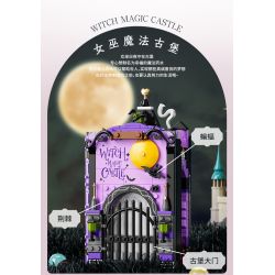 JAKI JK8250 8250 non  ALBUM TRUYỆN CỔ TÍCH LÂU ĐÀI PHÉP THUẬT CỦA PHÙ THỦY bộ đồ chơi xếp lắp ráp ghép mô hình WITCH MAGIC CASTLE