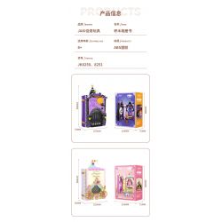 JAKI JK8250 8250 non  ALBUM TRUYỆN CỔ TÍCH LÂU ĐÀI PHÉP THUẬT CỦA PHÙ THỦY bộ đồ chơi xếp lắp ráp ghép mô hình WITCH MAGIC CASTLE