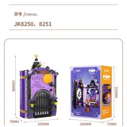 JAKI JK8251 8251 non  ALBUM TRUYỆN CỔ TÍCH LÂU ĐÀI CÔNG CHÚA NGỌT NGÀO bộ đồ chơi xếp lắp ráp ghép mô hình PRINCESS SWEETNESS CASTLE