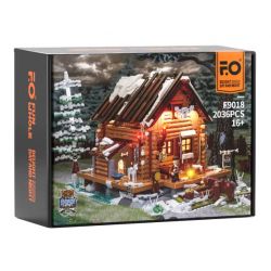 FUNWHOLE F9018 9018 non  NHÀ NGHỈ SĂN BẮN bộ đồ chơi xếp lắp ráp ghép mô hình Creator Sáng Tạo 2036 khối