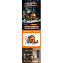 FUNWHOLE F9018 9018 non  NHÀ NGHỈ SĂN BẮN bộ đồ chơi xếp lắp ráp ghép mô hình Creator Sáng Tạo 2036 khối