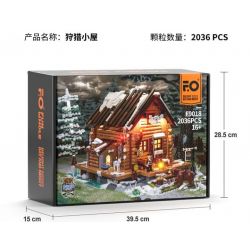 FUNWHOLE F9018 9018 non  NHÀ NGHỈ SĂN BẮN bộ đồ chơi xếp lắp ráp ghép mô hình Creator Sáng Tạo 2036 khối