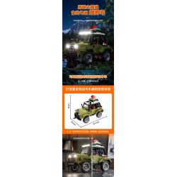 FUNWHOLE F9020 9020 non  XE BUGGY ĐI RỪNG bộ đồ chơi xếp lắp ráp ghép mô hình Racers Đua Tốc Độ 510 khối