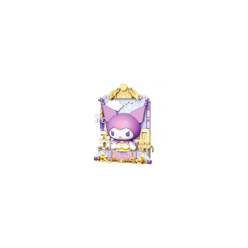 TOP TOY TC1507 1507 non  SANRIO PRINTS DU LỊCH VÒNG QUANH THẾ GIỚI KUROMI AI CẬP BÍ ẨN bộ đồ chơi xếp lắp ráp ghép mô hình Movie & Game Phim Và Trò Chơi 150 khối