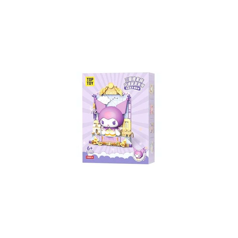 TOP TOY TC1507 1507 non  SANRIO PRINTS DU LỊCH VÒNG QUANH THẾ GIỚI KUROMI AI CẬP BÍ ẨN bộ đồ chơi xếp lắp ráp ghép mô hình Movie & Game Phim Và Trò Chơi 150 khối