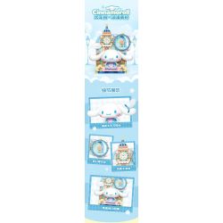 TOP TOY TC1506 1506 non  TRANH SANRIO DU LỊCH VÒNG QUANH THẾ GIỚI CHÚ CHÓ TAI TO NƯỚC LÃNG MẠN bộ đồ chơi xếp lắp ráp ghép mô hình Movie & Game CINNAMOROLL Phim Và Trò Chơi 150 khối