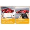 CADA DOUBLEE C51304 51304 non  XE THỂ THAO LƯỠI ĐỎ tỷ lệ 1:14 bộ đồ chơi xếp lắp ráp ghép mô hình  Kỹ Thuật Công Nghệ Cao Mô Hình Phương Tiện 405 khối