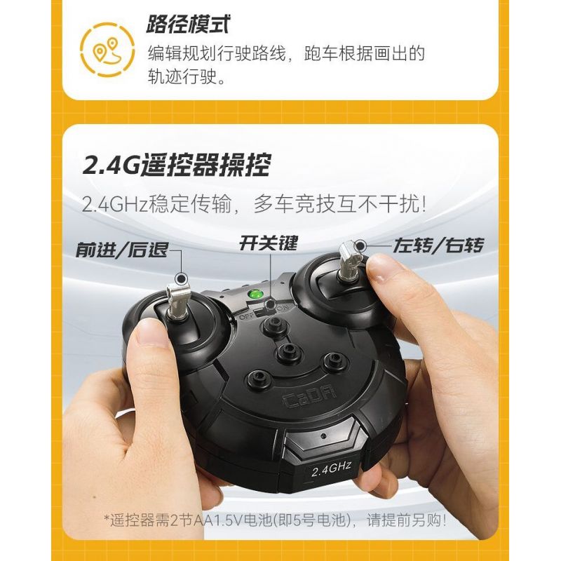 CADA DOUBLEE C51304 51304 non  XE THỂ THAO LƯỠI ĐỎ tỷ lệ 1:14 bộ đồ chơi xếp lắp ráp ghép mô hình  Kỹ Thuật Công Nghệ Cao Mô Hình Phương Tiện 405 khối