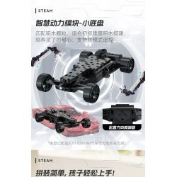 CADA DOUBLEE C51304 51304 non  XE THỂ THAO LƯỠI ĐỎ tỷ lệ 1:14 bộ đồ chơi xếp lắp ráp ghép mô hình  Kỹ Thuật Công Nghệ Cao Mô Hình Phương Tiện 405 khối