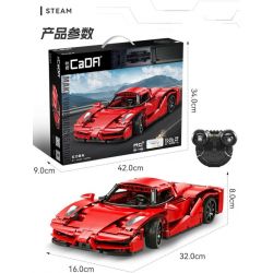 CADA DOUBLEE C51304 51304 non  XE THỂ THAO LƯỠI ĐỎ tỷ lệ 1:14 bộ đồ chơi xếp lắp ráp ghép mô hình  Kỹ Thuật Công Nghệ Cao Mô Hình Phương Tiện 405 khối