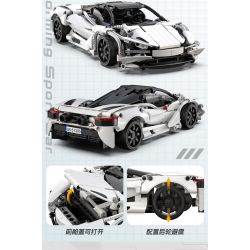 CADA DOUBLEE C51305 51305 non  XE THỂ THAO GÂY BÃO tỷ lệ 1:14 bộ đồ chơi xếp lắp ráp ghép mô hình  Kỹ Thuật Công Nghệ Cao Mô Hình Phương Tiện 402 khối