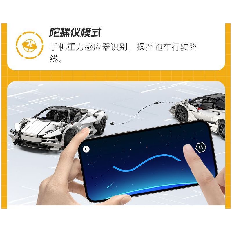 CADA DOUBLEE C51305 51305 non  XE THỂ THAO GÂY BÃO tỷ lệ 1:14 bộ đồ chơi xếp lắp ráp ghép mô hình  Kỹ Thuật Công Nghệ Cao Mô Hình Phương Tiện 402 khối