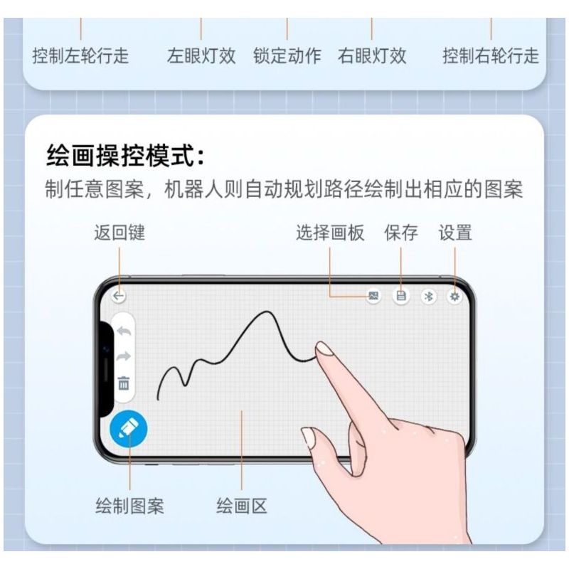 CADA DOUBLEE C83006 83006 non  ROBOT VẼ TRANH PICASSO bộ đồ chơi xếp lắp ráp ghép mô hình  Kỹ Thuật Công Nghệ Cao Mô Hình Phương Tiện 461 khối