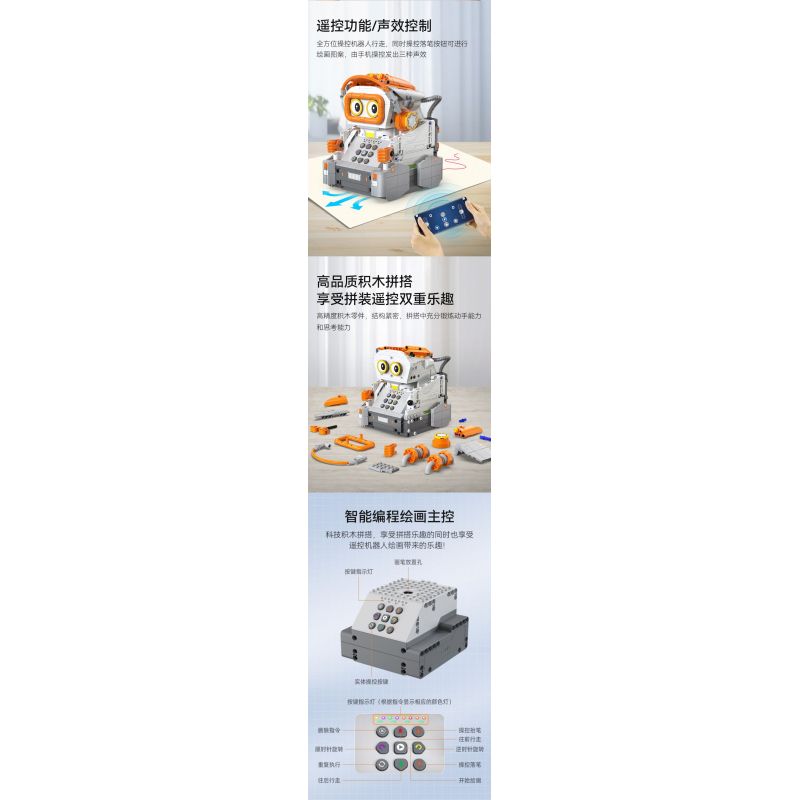 CADA DOUBLEE C83006 83006 non  ROBOT VẼ TRANH PICASSO bộ đồ chơi xếp lắp ráp ghép mô hình  Kỹ Thuật Công Nghệ Cao Mô Hình Phương Tiện 461 khối