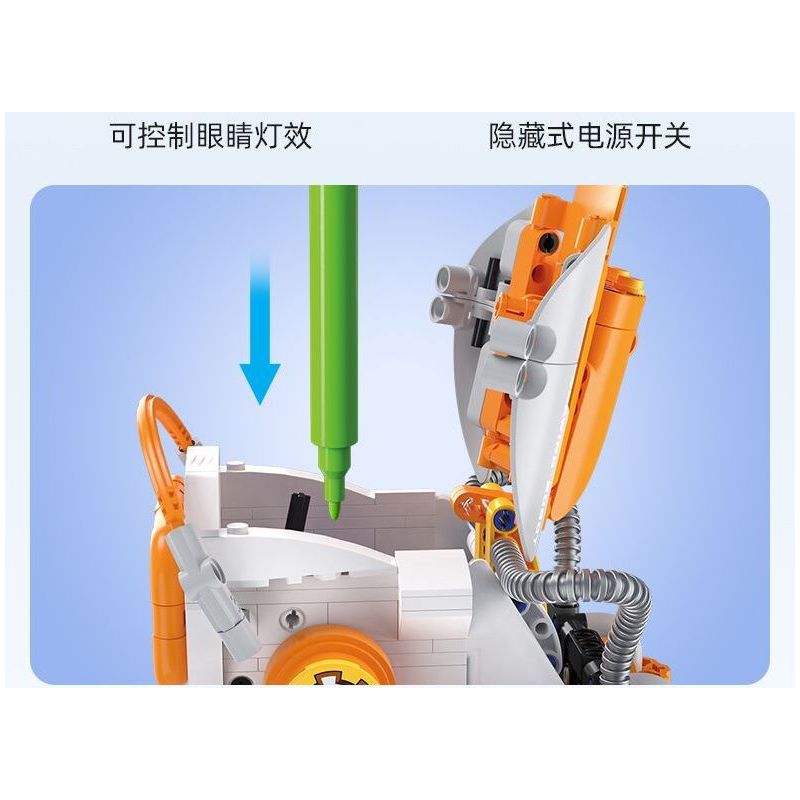 CADA DOUBLEE C83006 83006 non  ROBOT VẼ TRANH PICASSO bộ đồ chơi xếp lắp ráp ghép mô hình  Kỹ Thuật Công Nghệ Cao Mô Hình Phương Tiện 461 khối