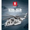 REOBRIX 33037 non  TRỰC THĂNG VẬN TẢI CH-53 bộ đồ chơi xếp lắp ráp ghép mô hình Military Army CH-53 TRANSPORT HELICOPTER Quân Sự Bộ Đội 2192 khối