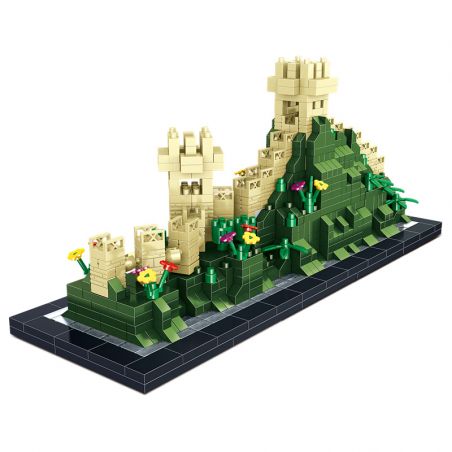 FUN IMAGINATION LZ8013 8013 non  VẠN LÝ TRƯỜNG THÀNH bộ đồ chơi xếp lắp ráp ghép mô hình Buildings THE GREAT WALL 1202 khối