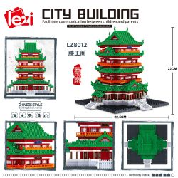 FUN IMAGINATION LZ8012 8012 non  ĐÌNH ĐẰNG VƯƠNG bộ đồ chơi xếp lắp ráp ghép mô hình Buildings 3312 khối