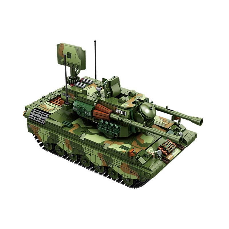 Kazi KY84143 84143 non  XE TĂNG PHÒNG KHÔNG CHEETAH bộ đồ chơi xếp lắp ráp ghép mô hình Military Army Quân Sự Bộ Đội 1101 khối