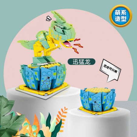 FAIR 9007 non  CHIM ĂN THỊT bộ đồ chơi xếp lắp ráp ghép mô hình 209 khối