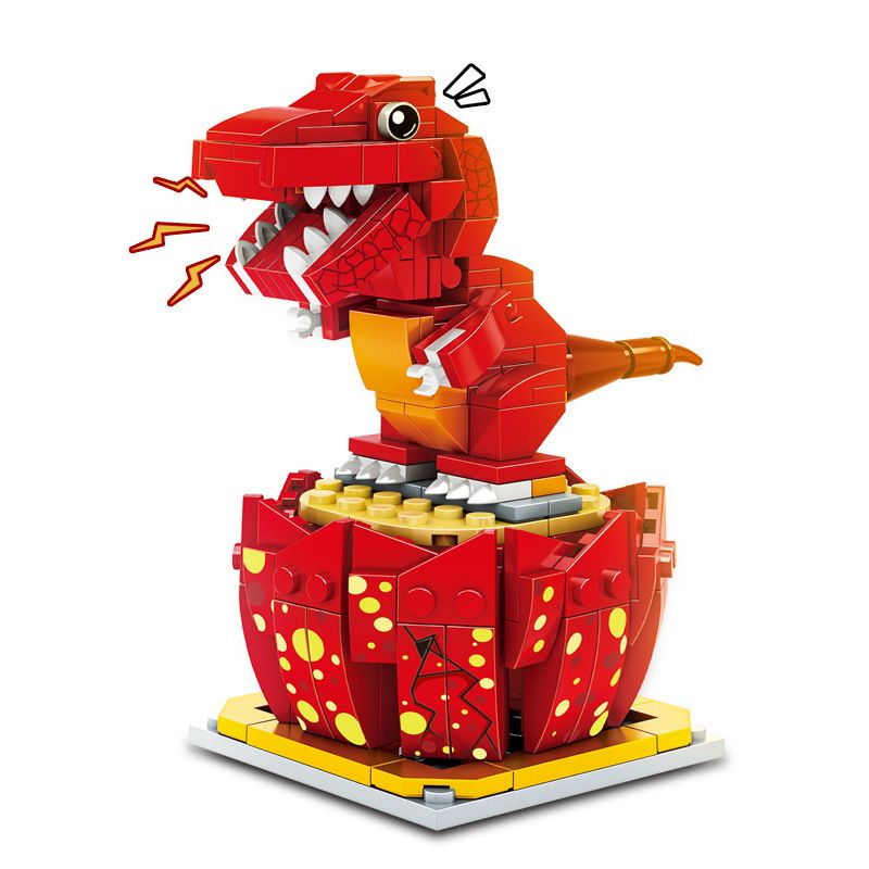 FAIR 9006 non Lego PHIÊN BẢN Q CỦA KHỦNG LONG TYRANNOSAURUS REX bộ đồ chơi xếp lắp ráp ghép mô hình 208 khối