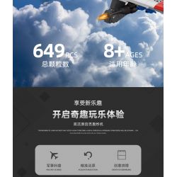 JIESTAR 61045 non  MÁY BAY NÉM BOM STUKA bộ đồ chơi xếp lắp ráp ghép mô hình Military Army Quân Sự Bộ Đội 649 khối