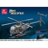 JIESTAR 61043 non  MÁY BAY TRỰC THĂNG CHIM NHỎ bộ đồ chơi xếp lắp ráp ghép mô hình Military Army BIRD HELICOPTER Quân Sự Bộ Đội 523 khối