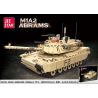 JIESTAR 61041 non  XE TĂNG CHIẾN ĐẤU CHỦ LỰC ABRAMS CỦA MỸ bộ đồ chơi xếp lắp ráp ghép mô hình Military Army M1A2 ABRAMS Quân Sự Bộ Đội 1389 khối