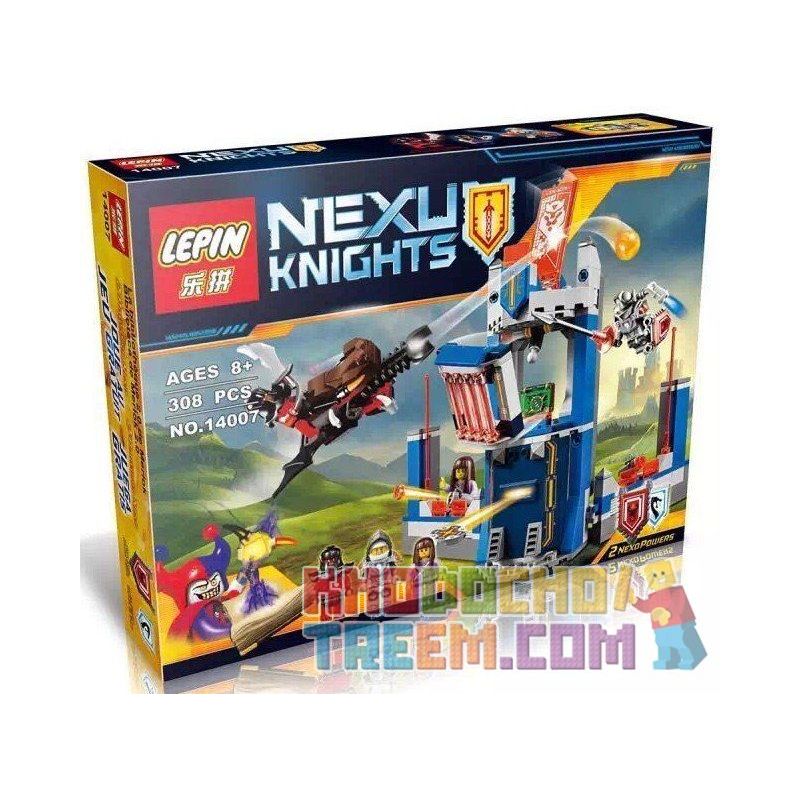 NOT Lego MERLOK'S LIBRARY 2.0 70324 Bela Lari 10486 LELE 79244 LEPIN 14007 SHENG YUAN/SY SY563 xếp lắp ráp ghép mô hình THƯ VIỆN CỦA CÁC HIỆP SỸ MERLOK 2.0 Nexo Knights Hiệp Sỹ Nexo 288 khối