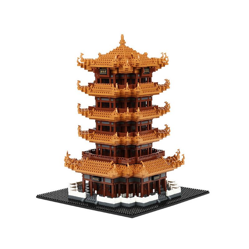 FUN IMAGINATION LZ8003 8003 non Lego HOÀNG HẠC THÁP bộ đồ chơi xếp lắp ráp ghép mô hình Buildings 4032 khối