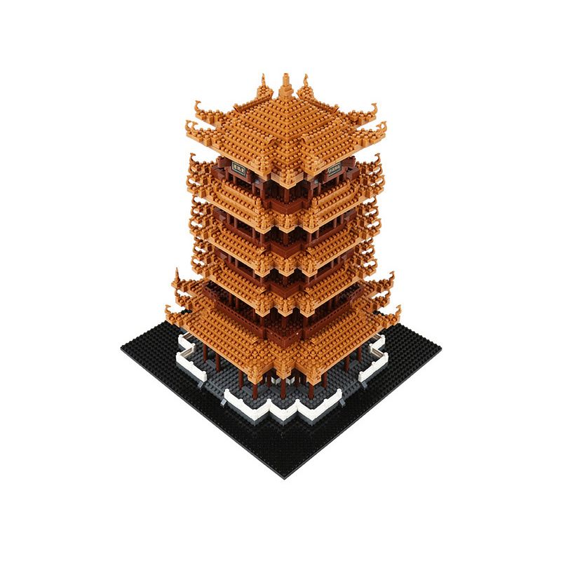 FUN IMAGINATION LZ8003 8003 non  HOÀNG HẠC THÁP bộ đồ chơi xếp lắp ráp ghép mô hình Buildings 4032 khối