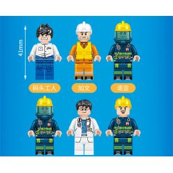 FORANGE FC3110 3110 non  ĐỘI PCCC & CNCH TP. bộ đồ chơi xếp lắp ráp ghép mô hình Fire Rescure FIRE FIGHTERS Cứu Hỏa 866 khối