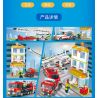 FORANGE FC3110 3110 non  ĐỘI PCCC & CNCH TP. bộ đồ chơi xếp lắp ráp ghép mô hình Fire Rescure FIRE FIGHTERS Cứu Hỏa 866 khối