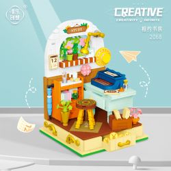 WEIGHT WL2068 2068 non  GẶP NHAU TRONG NGHIÊN CỨU bộ đồ chơi xếp lắp ráp ghép mô hình Disney Princess FAIRYTALE TOWN Công Chúa