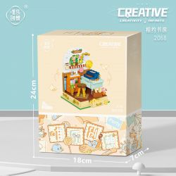 WEIGHT WL2068 2068 non  GẶP NHAU TRONG NGHIÊN CỨU bộ đồ chơi xếp lắp ráp ghép mô hình Disney Princess FAIRYTALE TOWN Công Chúa