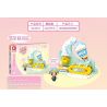 SEMBO 615018 non  POP-UP CỬA HÀNG TRÀ SỮA bộ đồ chơi xếp lắp ráp ghép mô hình Candy Planet Hành Tinh Kẹo Nghọt 136 khối