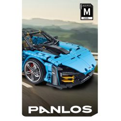 PanlosBrick 673002 Panlos Brick 673002 non  MCLAREN SENNA GTR tỷ lệ 1:14 bộ đồ chơi xếp lắp ráp ghép mô hình  Kỹ Thuật Công Nghệ Cao Mô Hình Phương Tiện 1610 khối