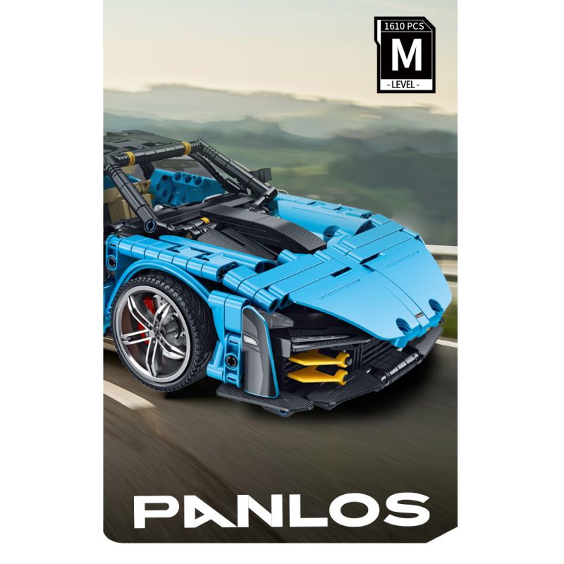 PanlosBrick 673002 Panlos Brick 673002 non  MCLAREN SENNA GTR tỷ lệ 1:14 bộ đồ chơi xếp lắp ráp ghép mô hình  Kỹ Thuật Công Nghệ Cao Mô Hình Phương Tiện 1610 khối