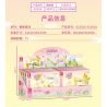 SEMBO 615016 non  CỬA HÀNG POP-UP BÁNH bộ đồ chơi xếp lắp ráp ghép mô hình Candy Planet Hành Tinh Kẹo Nghọt 128 khối